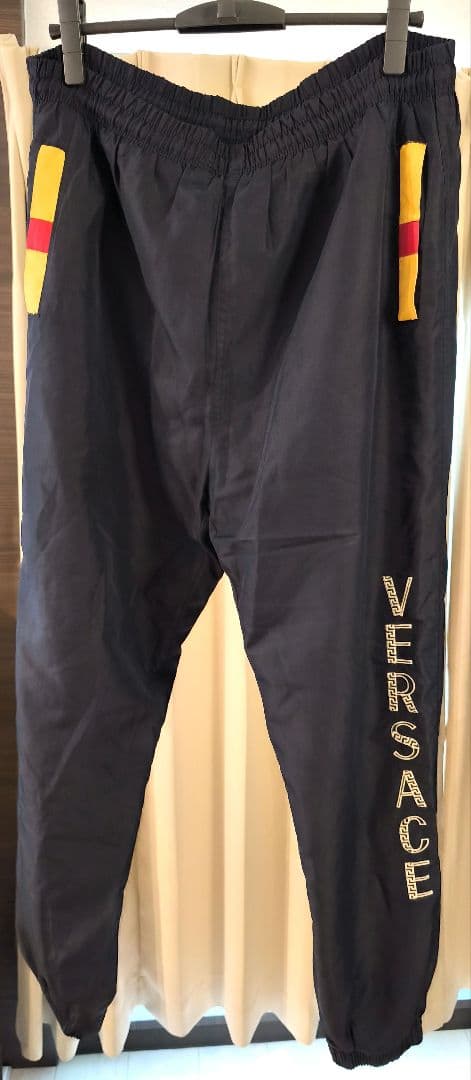 VERSACE ネイビーナイロンジャケット セットアップ