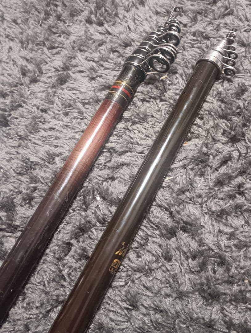 オリムピック純世紀磯5.4m遠投がまかつがま磯2号5.1mまとめて2本