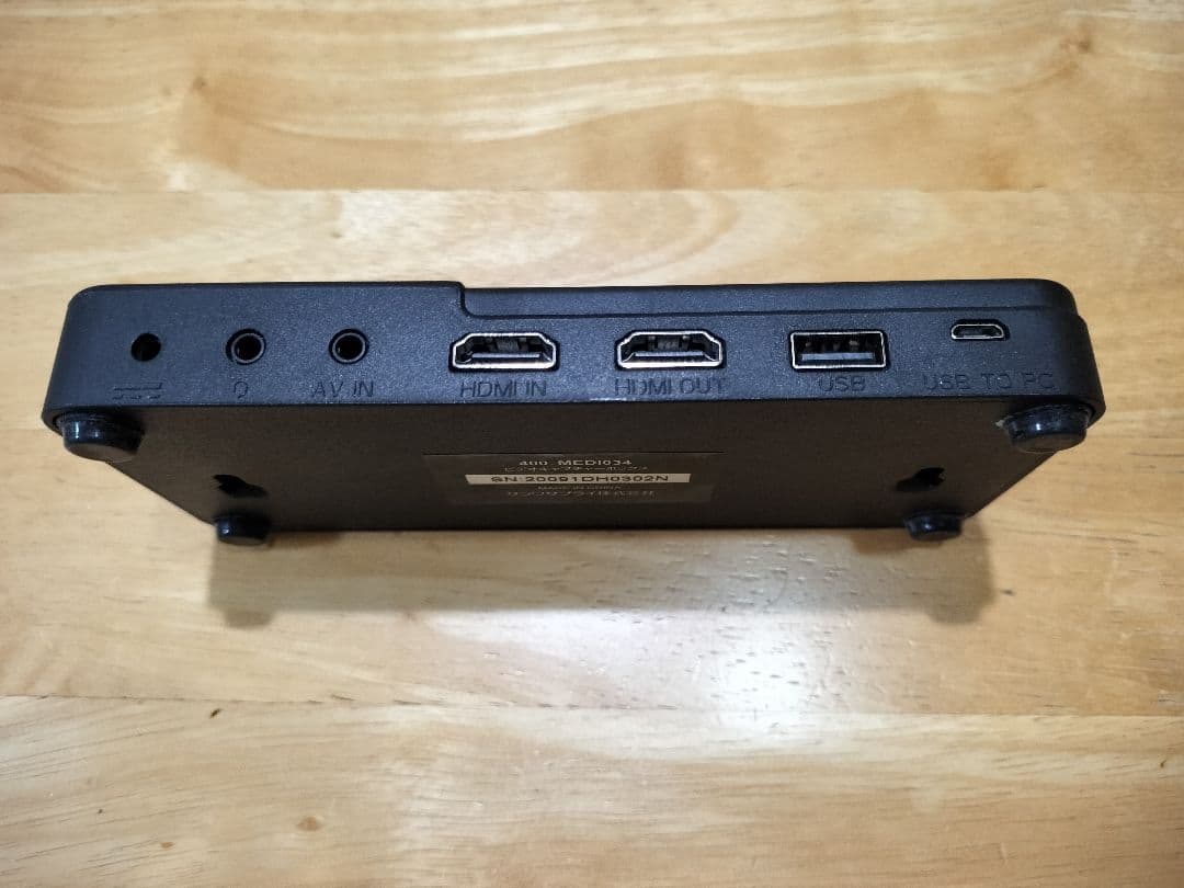 【ジャンク品】サンワサプライ 400-MEDI034 画面付 ビデオキャプチャー