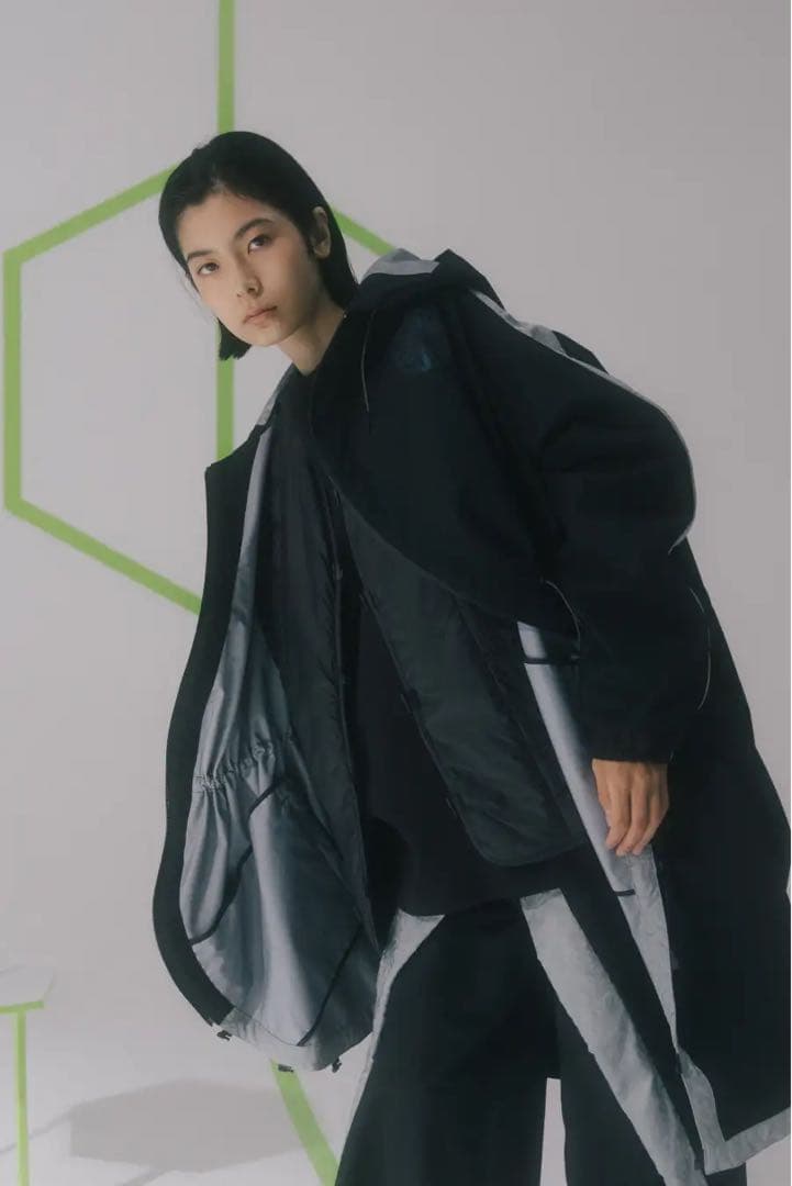 ジャケット・アウター PUMA X ANREALAGE 2IN1 LONG COAT black