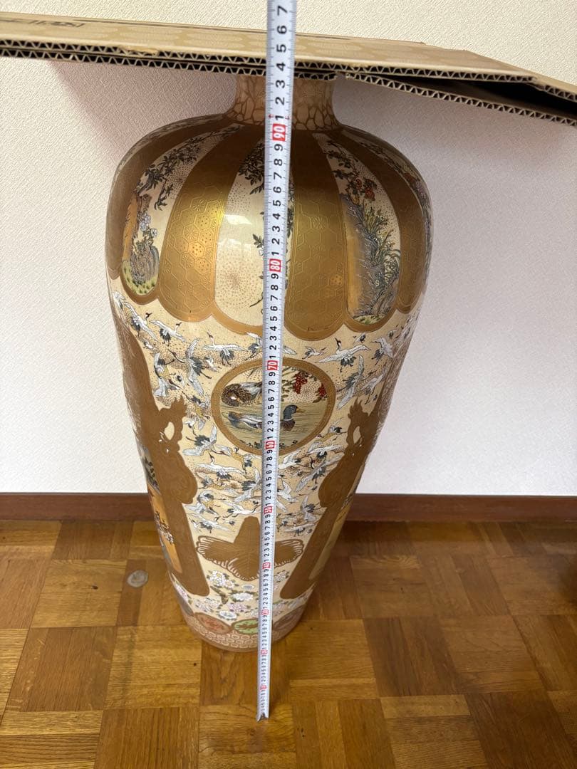 大型花瓶（飾り壺）置物