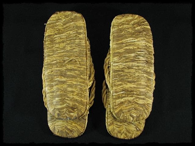 露地草履 ８足 内２足未使用 数寄屋草履 茶道具 露地道具 f318