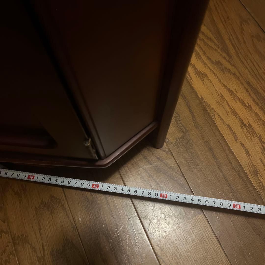 Karimoku　カリモク　電話台　木製　三角　コーナー　インテリア