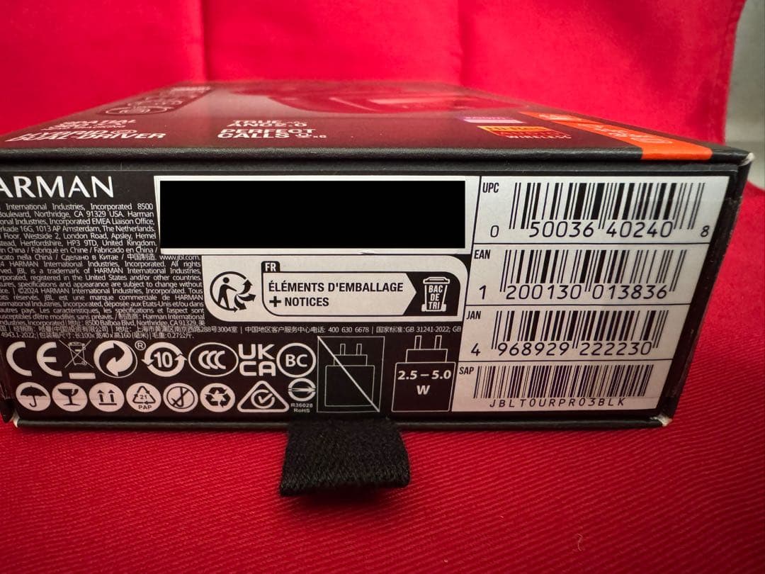 JBL Tour Pro3ブラック