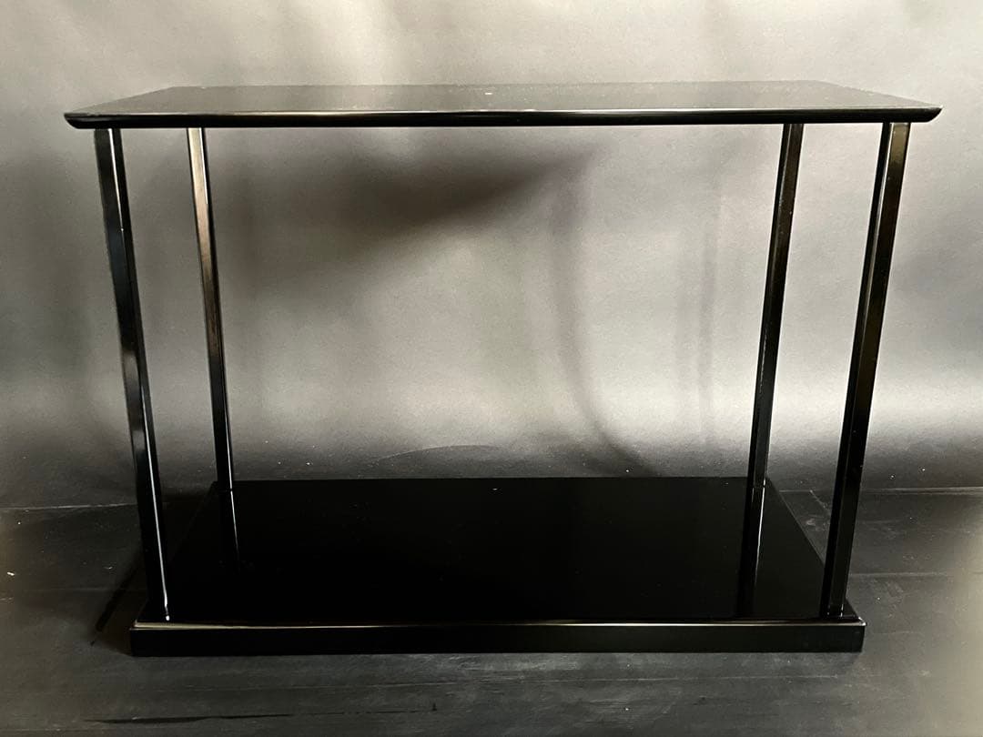 「母」 真台子 大棚 真塗 台子 組立式 紙箱 茶道具 （Fう）