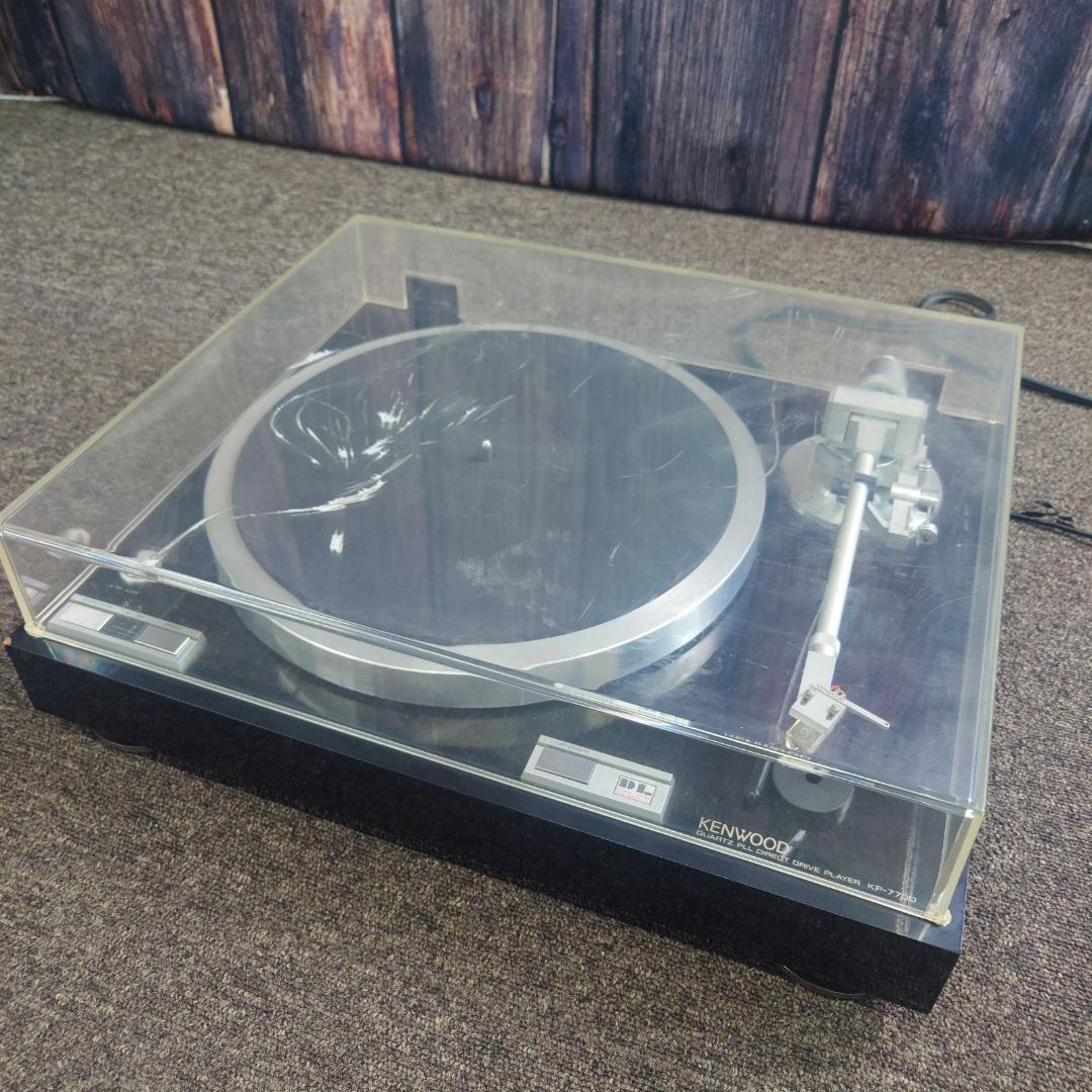 KENWOOD ダイレクトドライブターンテーブル KP-770D