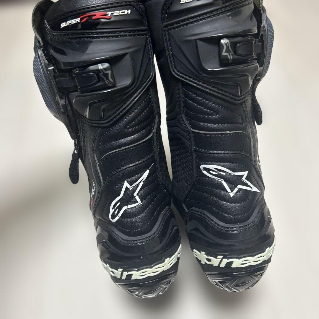 Alpinestars SUPERTECH R ブラック バイクブーツ　25.5
