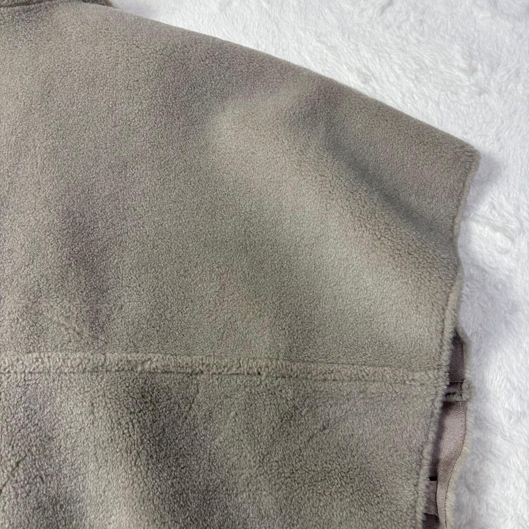 美品 AMERI REVERSIBLE BOA PONCHO COAT