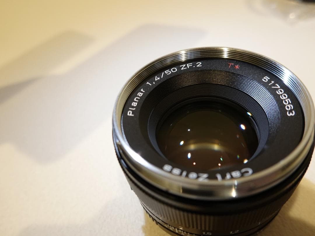 Planar T* 50mm F1.4 ZF.2（ニコンF用）&純正フィルター