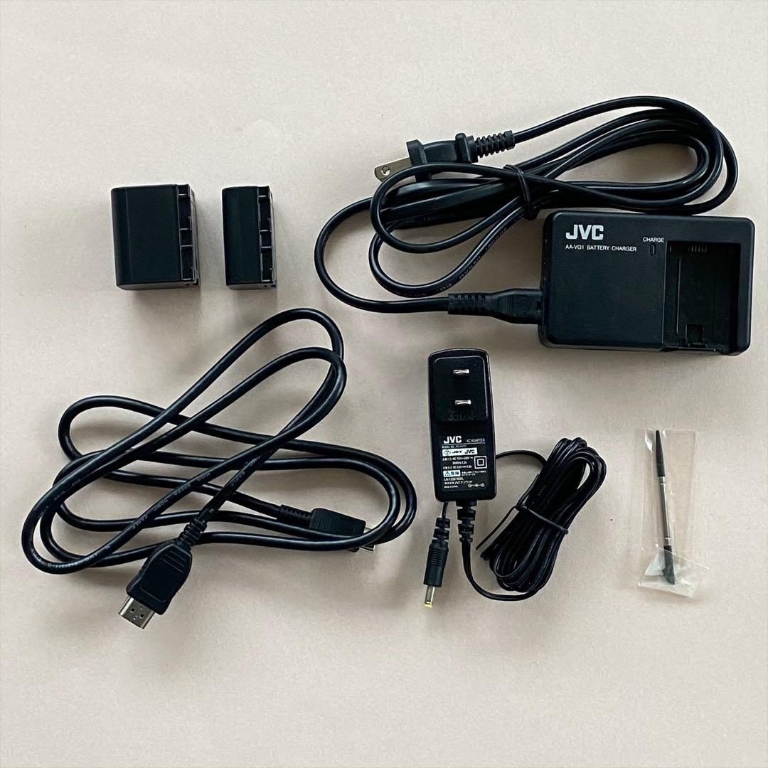 JVC GZ-E265 ビデオカメラ　エブリオ　バッテリー長時間対応のおまけ付き