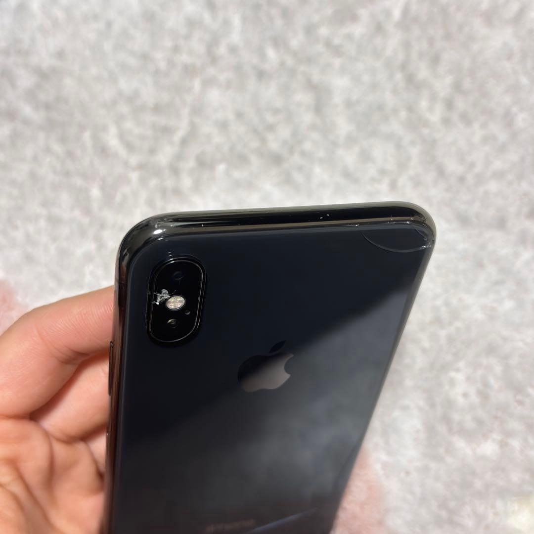 iPhone X、256GB、ヒビあり