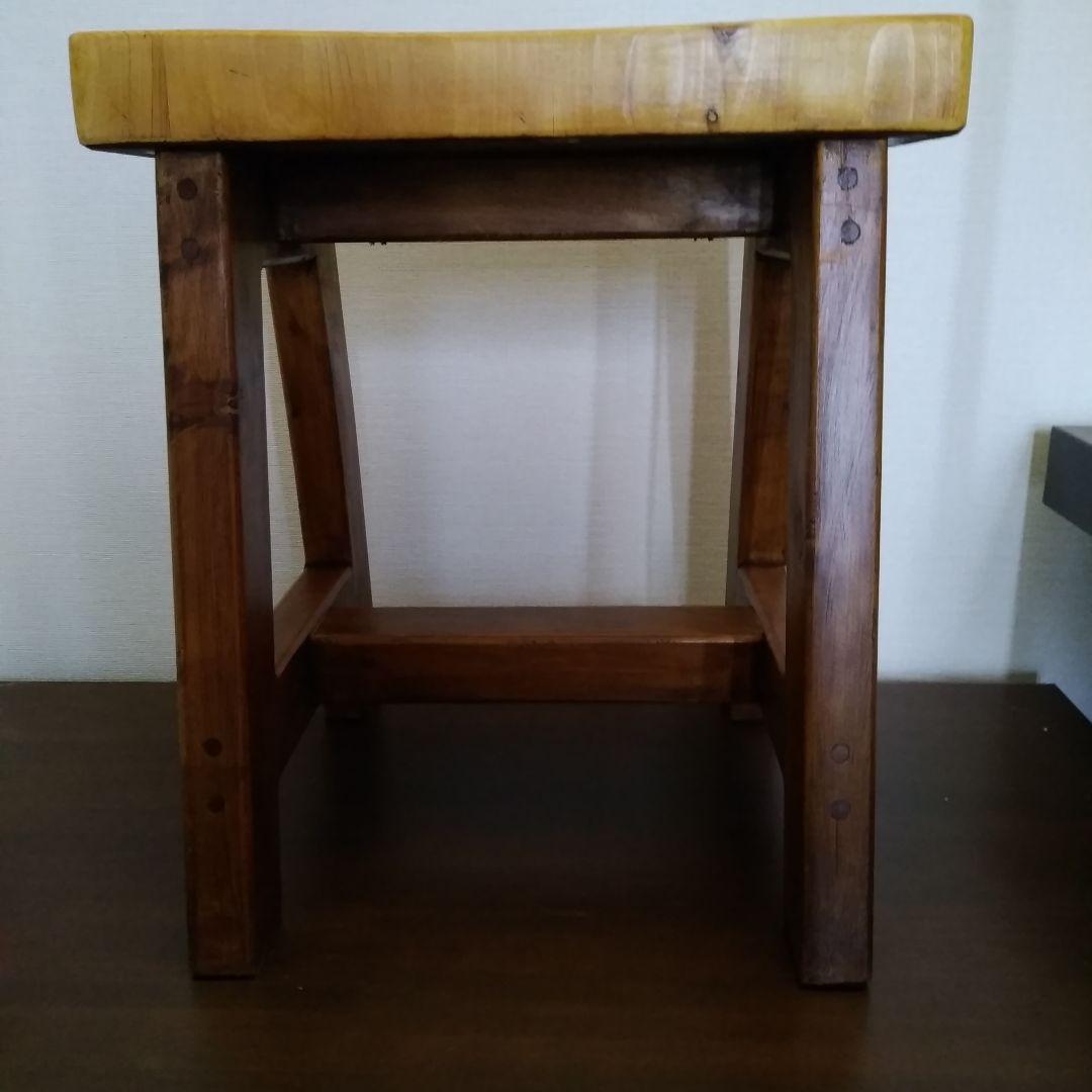 和風檜寄木スツール（ハンドメイド）