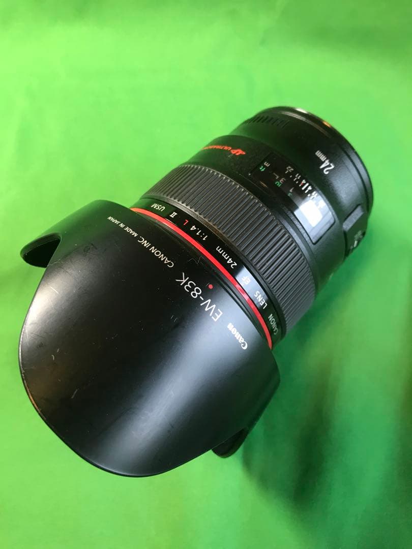 Canon EF24mm F1.4L Ⅱ USM 専用フード付き