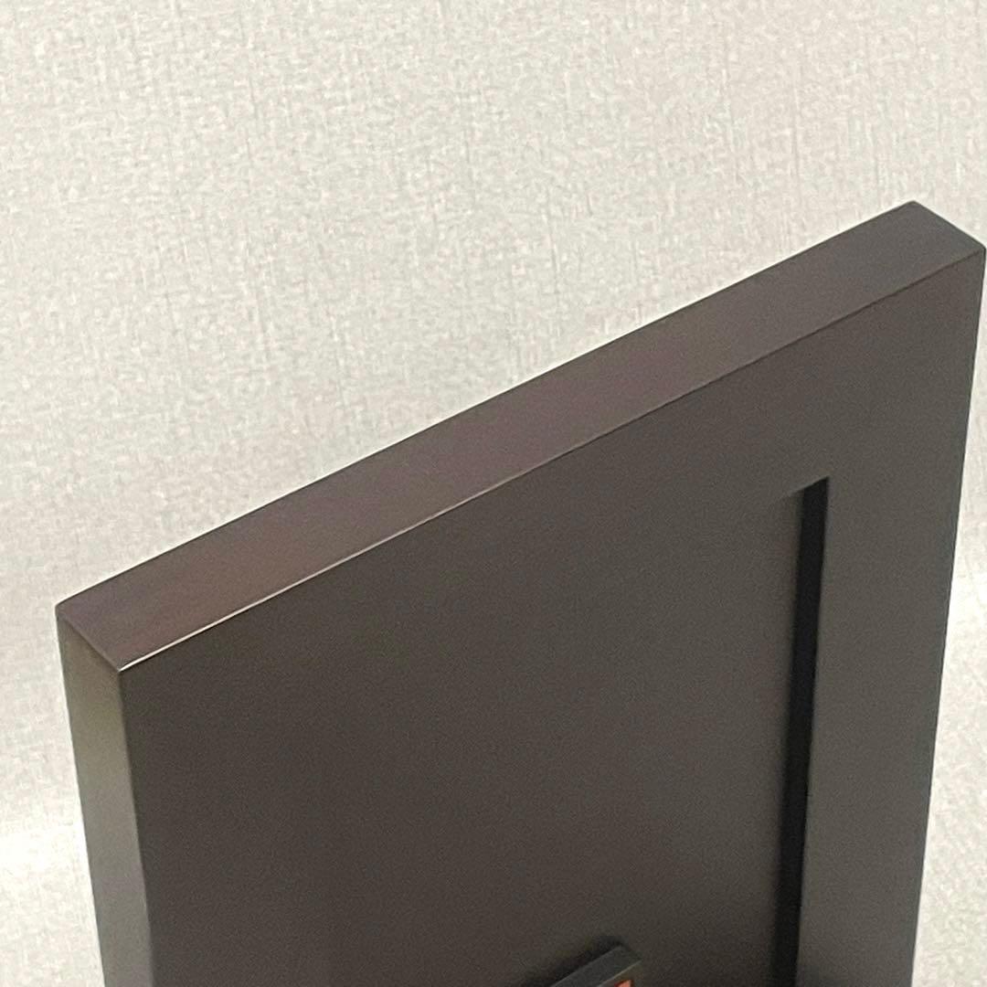 【H】Hermes エルメス レザー×ウッド フォトフレーム プレイヤード