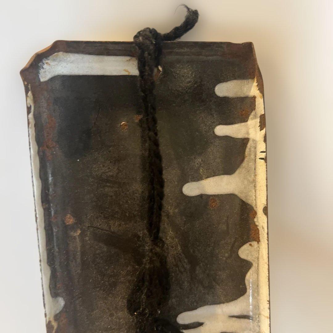 アンティークホーロー看板　本日休診　病院　昭和レトロ　インテリア　コレクション