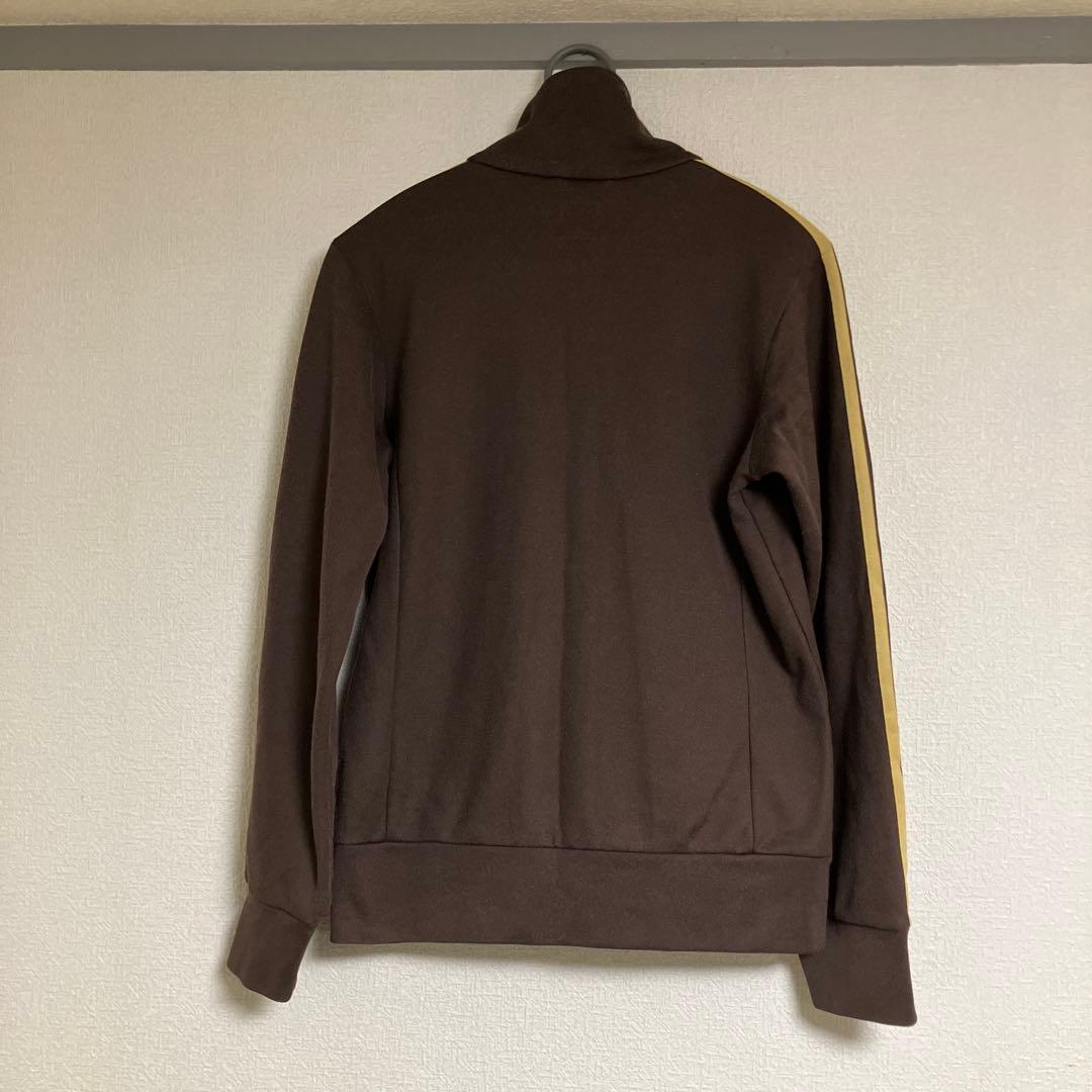 アディダス トラックジャケット ブラウン系 トレフォイル デカロゴ L