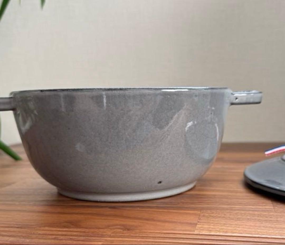 【新品未使用】Wa-NABE M 18cm グレー