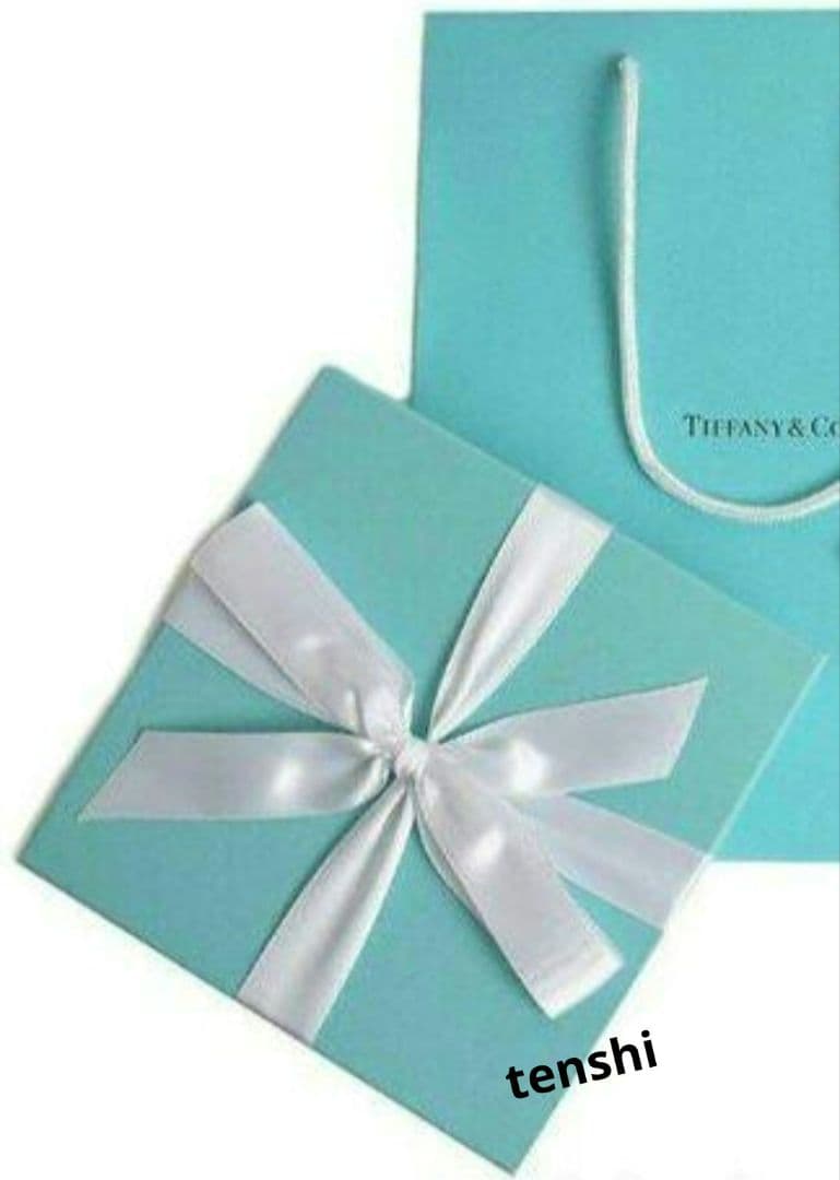 ティファニー ブルーボウデザートプレート 1箱 (2個入) ショップ袋 リボン付