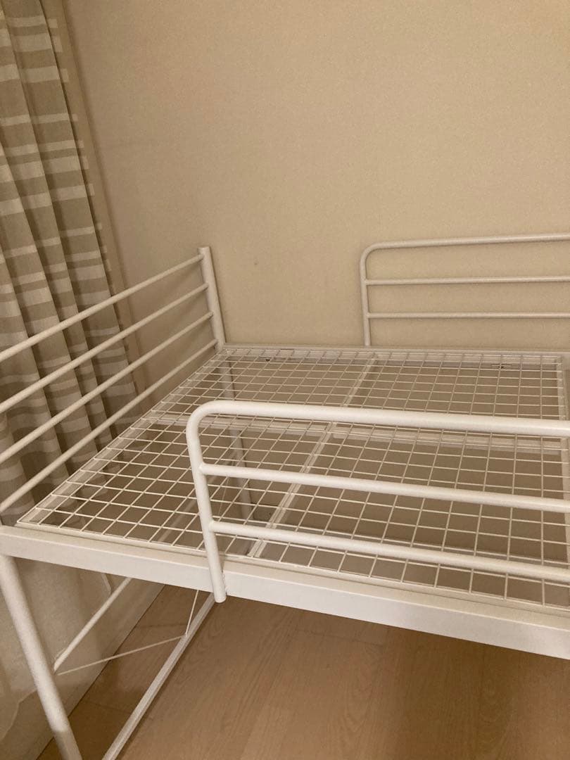 【送料込み】ニトリ スチールミドルベッド(MB02 WH)