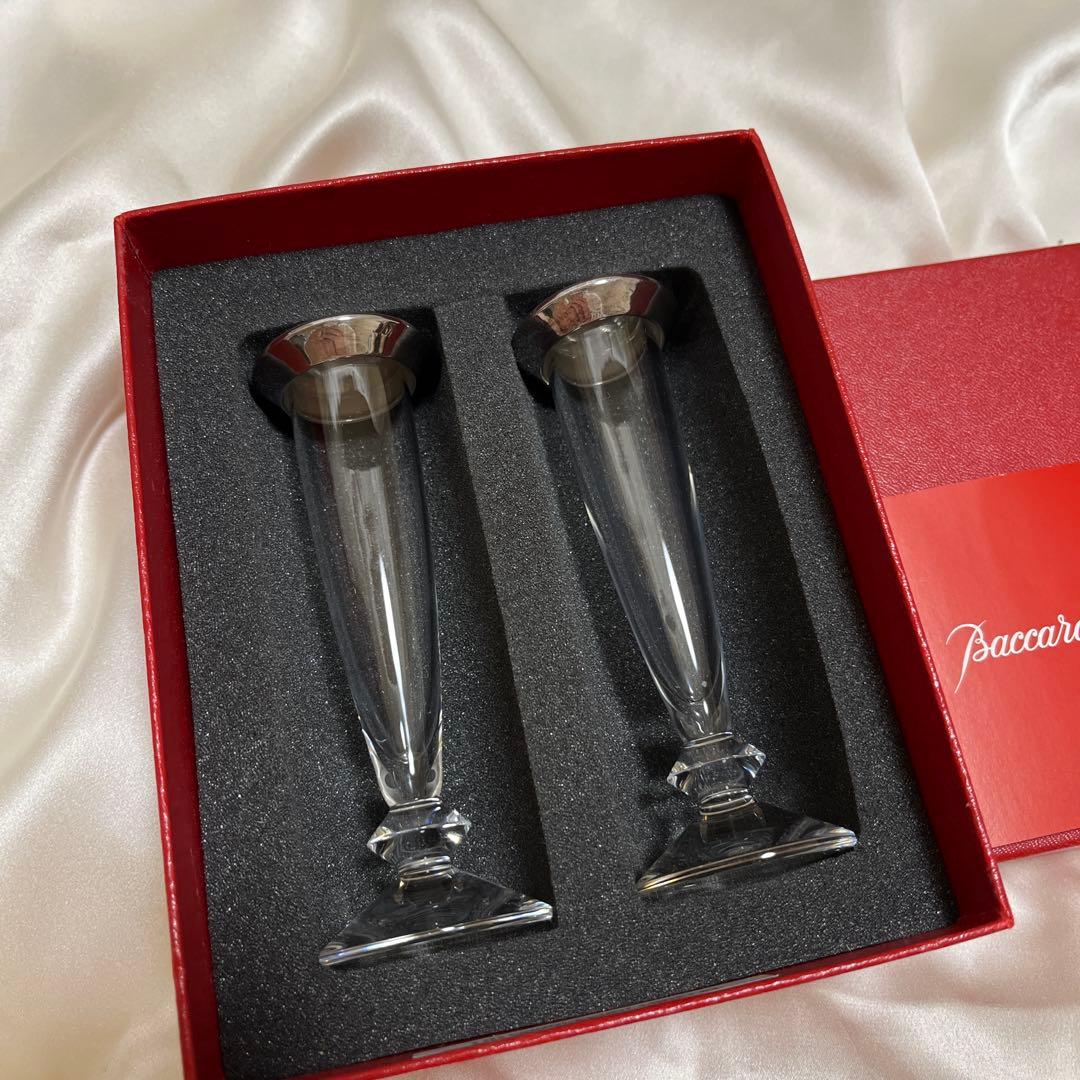 未使用　バカラBACCARATベガ　ソルト＆ペッパー シェーカー　調味料入れ