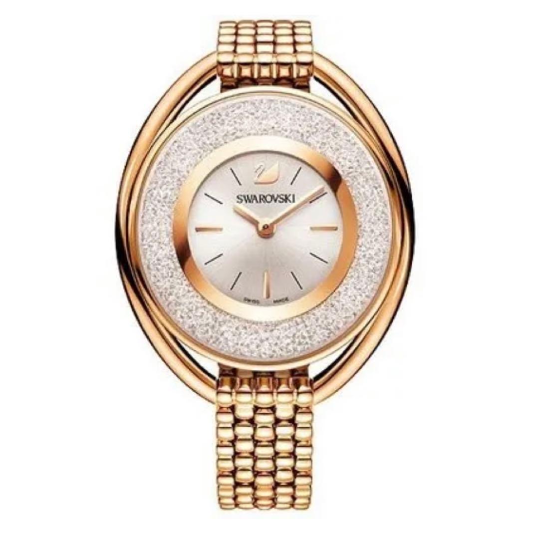 美里 Swarovski ゴールド 腕時計 箱付き