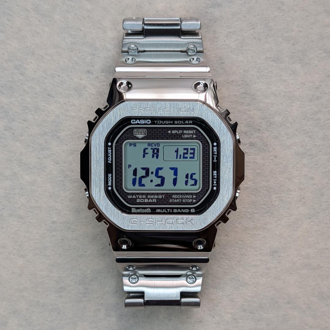 【美品】CASIO G-SHOCK フルメタル GMW-B5000D-1JF
