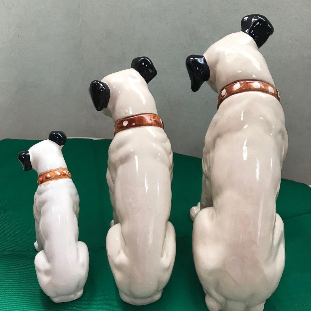 ビクター犬　３匹　陶器