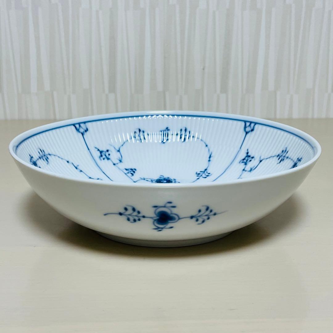 ロイヤルコペンハーゲン ブルーフルーテッド プレイン ボウル 鉢