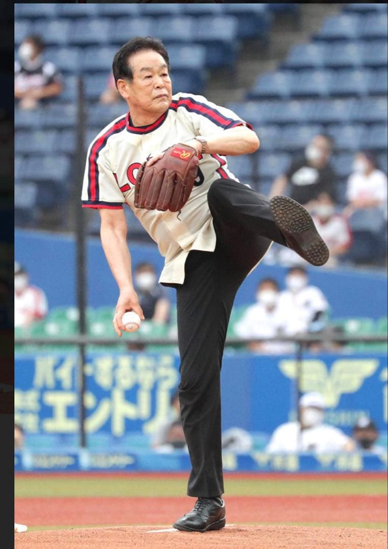 男の中の男、ロッテオリオンズレジェンド村田兆治復刻ユニフォーム