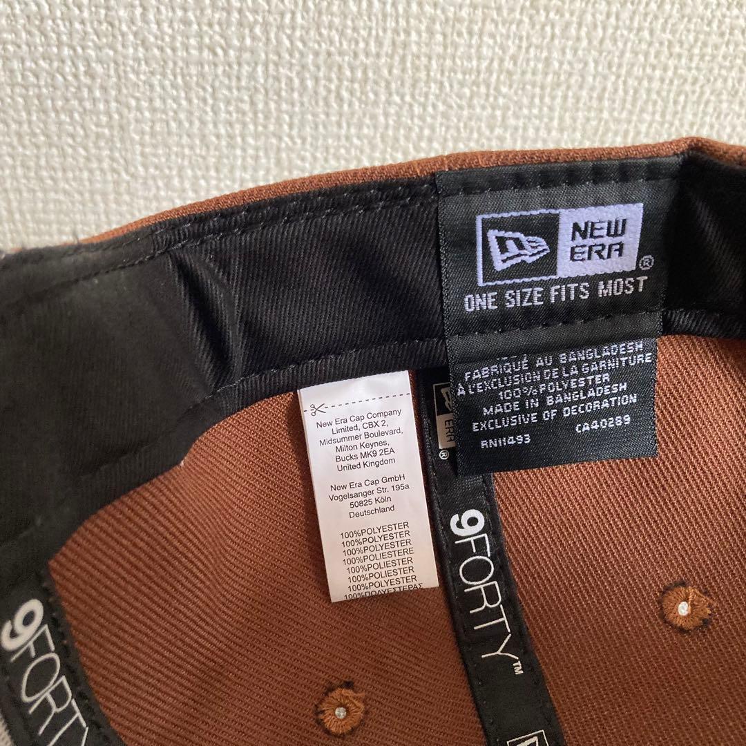 【海外限定】ニューエラ サンディエゴパドレス 9FORTY Aフレーム ブラウン