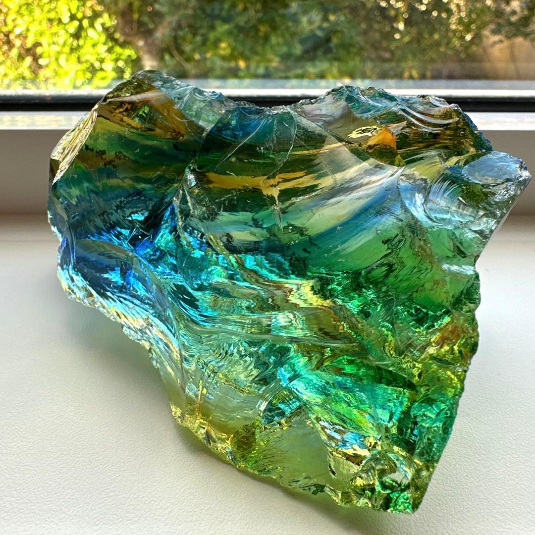 アンダラクリスタル　シエラネバダ　308.9g マルチカラー　エメラルド　ブル