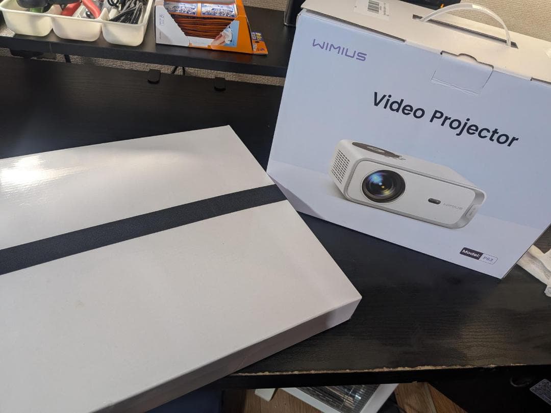 WIMIUS P63 プロジェクター家庭用＋ プロジェクター台
