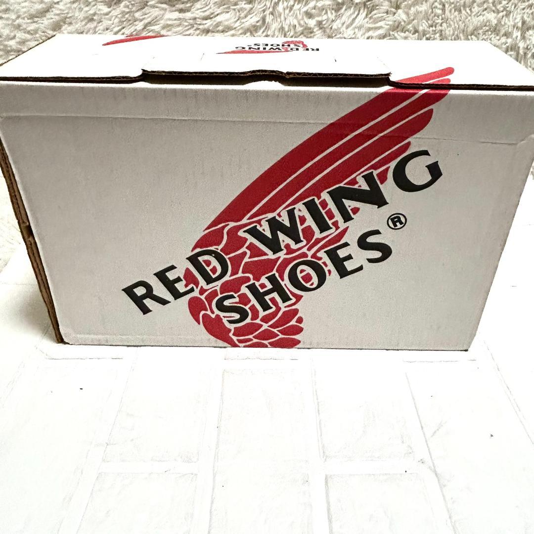 美品　レッドウィング　８１６５　26.5D プレーントゥ　箱付き　黒　レザー