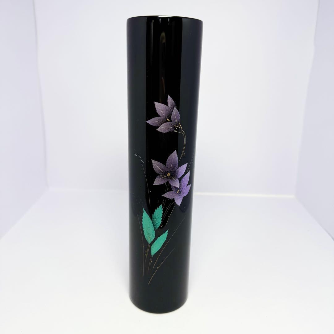 新品未使用 輪島塗 花瓶 水指 天然木 漆器 漆芸花器 伝統工芸 共箱 説明書