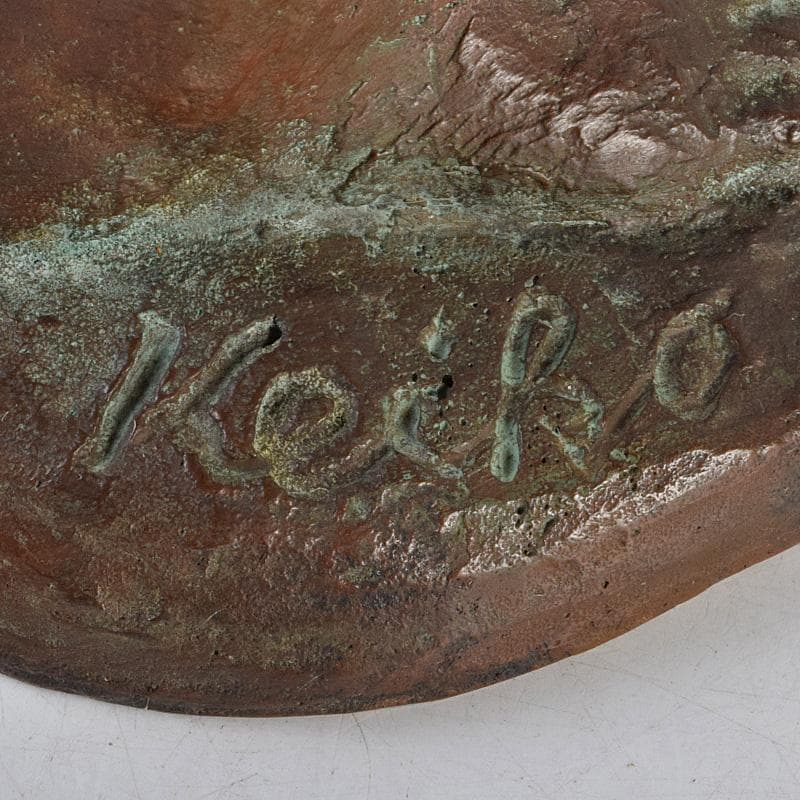 彫刻家　雨宮敬子作　ブロンズ　裸婦像　女性像　約4.97㎏　M　R9305B