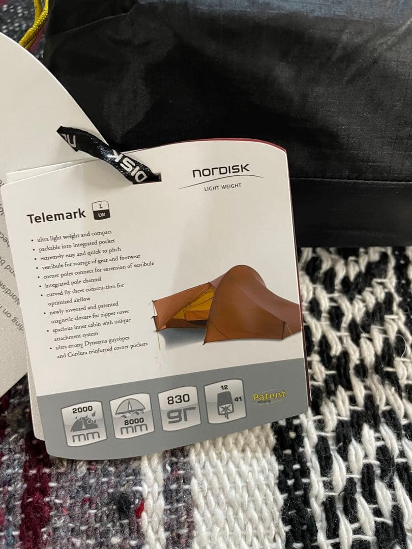 ノルディスク テレマーク1 LW 新品 半額以下で