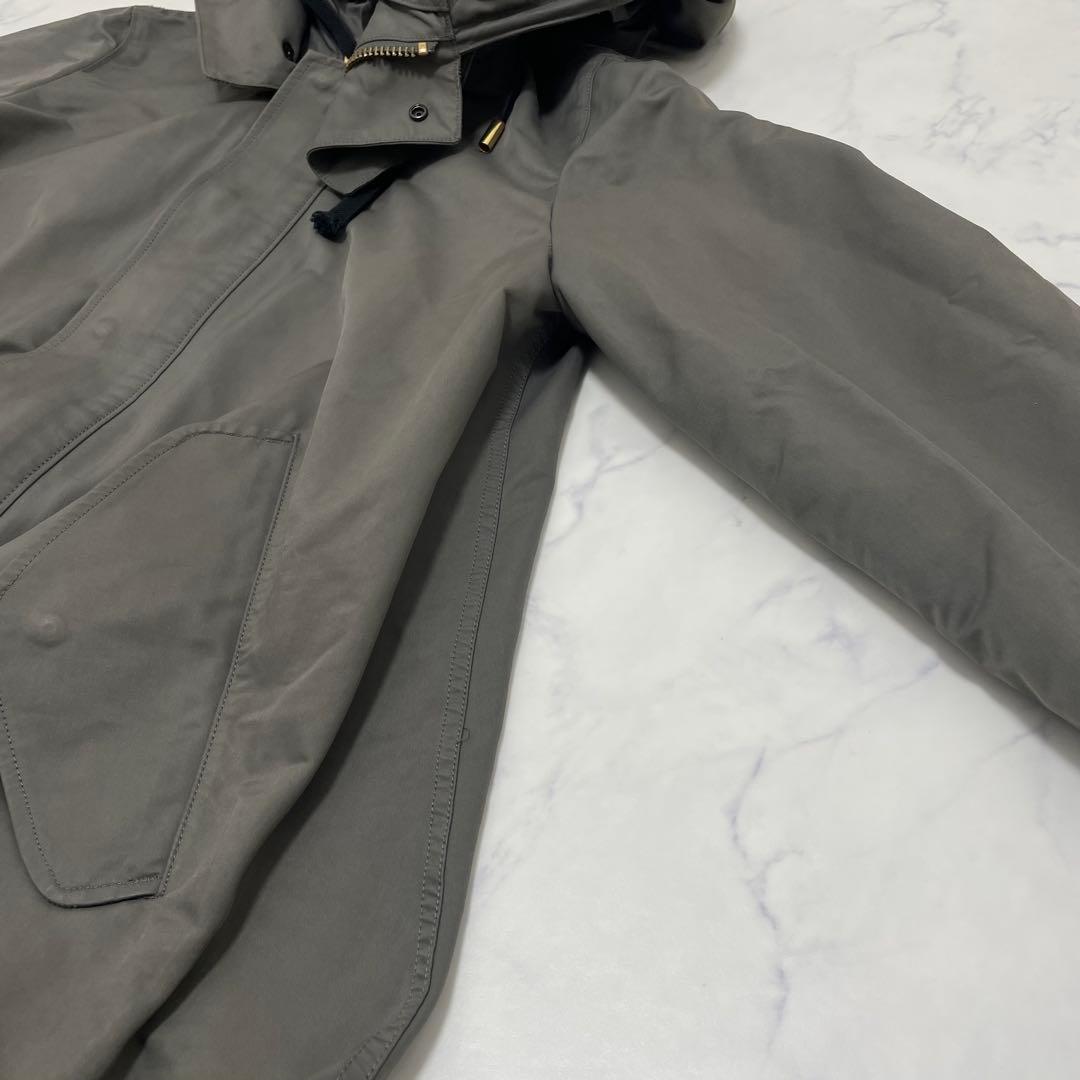 『ザ・リラクス』モッズコート ボアライナー取外し可 3way ダブルジップ