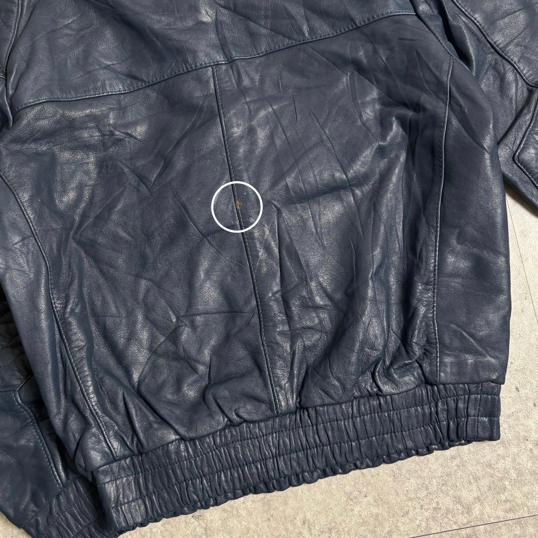 c-boystyle(vol.793【希少】レザーハーフジップストリートバイカー