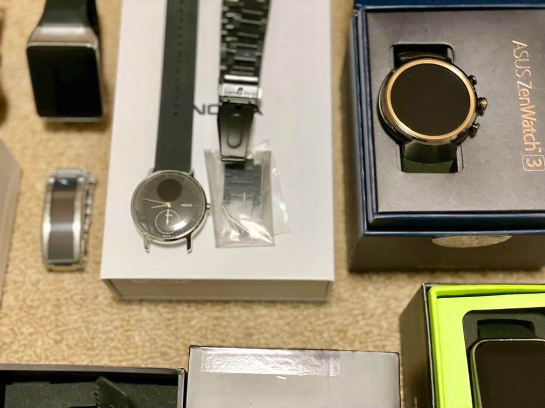 スマートウォッチ 21個ジャンクセットNOKIA ZENWATCH wena3入