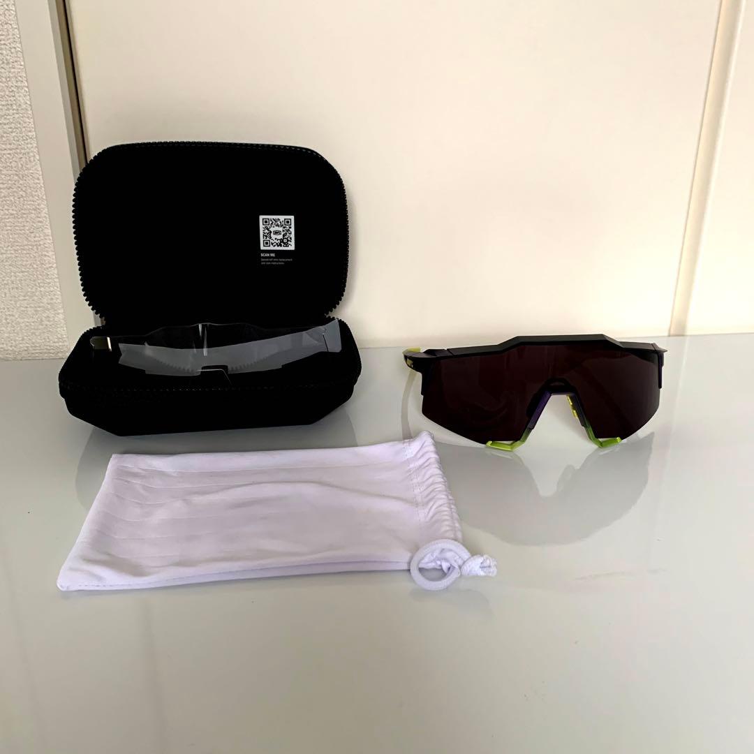 100% サングラス　スピードクラフト　マットメタリック