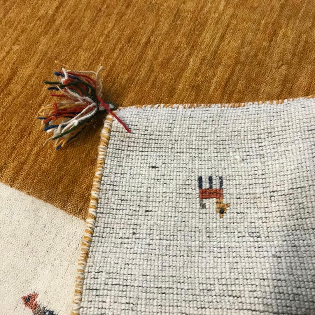 北欧インテリア ラグ 絨毯 ギャッベ ギャベ 142x198cm 2gowh