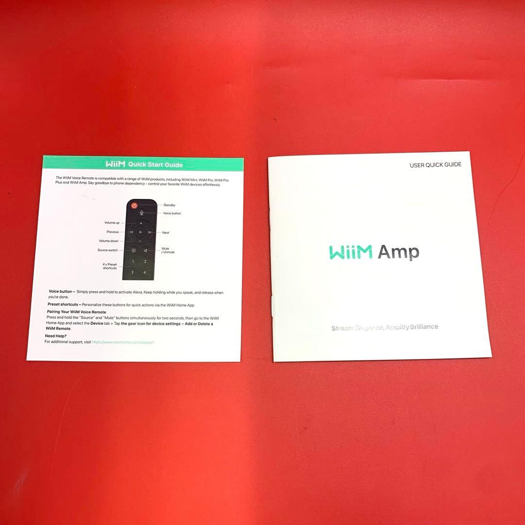 【開封・未使用】WiiM Amp：AirPlay 2 オーディオ 音楽 サウンド