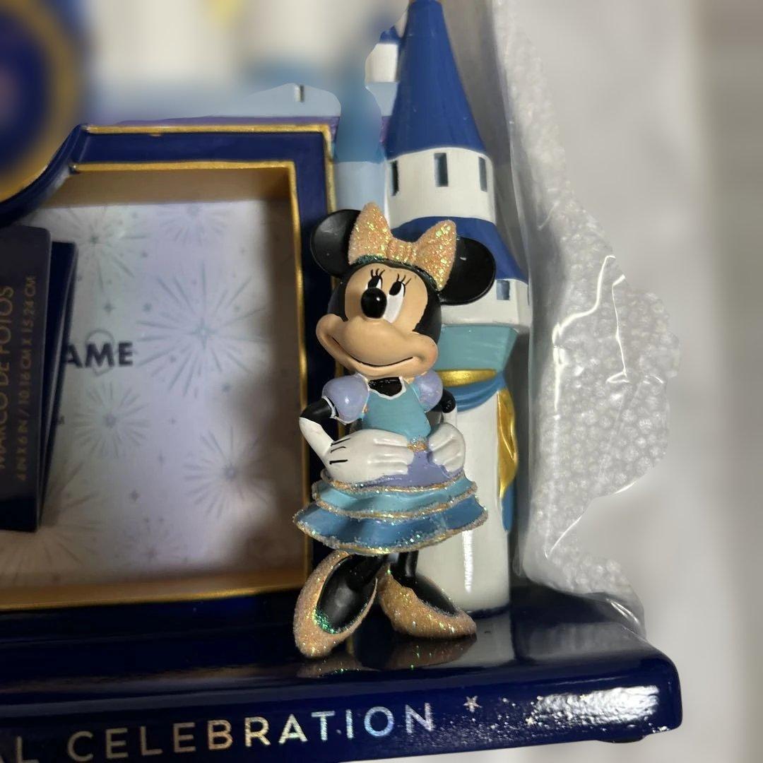 ディズニー　ミッキー&ミニー　50周年フォトフレーム　新品
