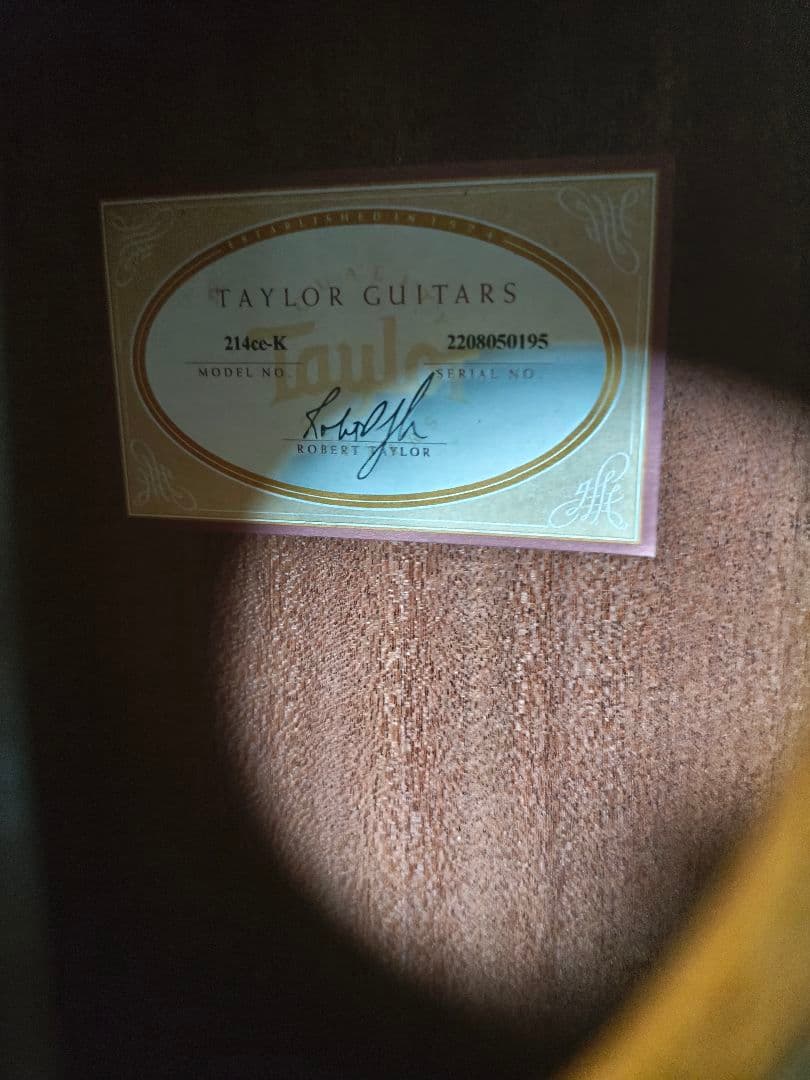 Taylor 214ce-Koa エレアコ