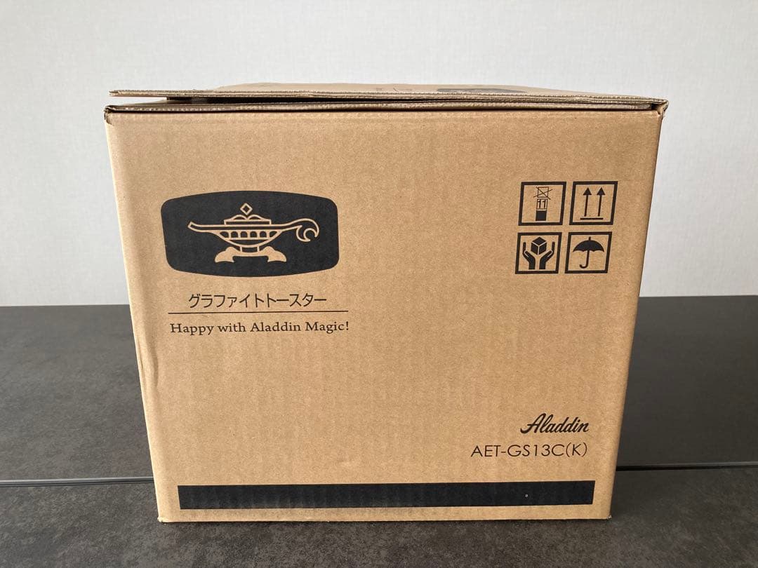 [新品] Aladdin トースター ブラック　AET-GS13C