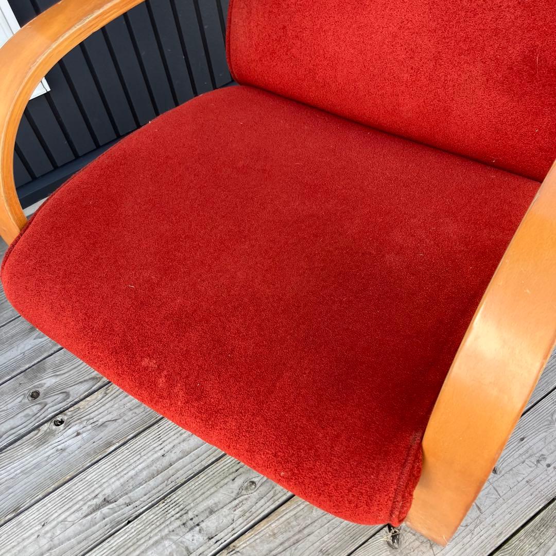 ミッドセンチュリー プライウッド アームチェア 一人掛けソファー ベントウッド