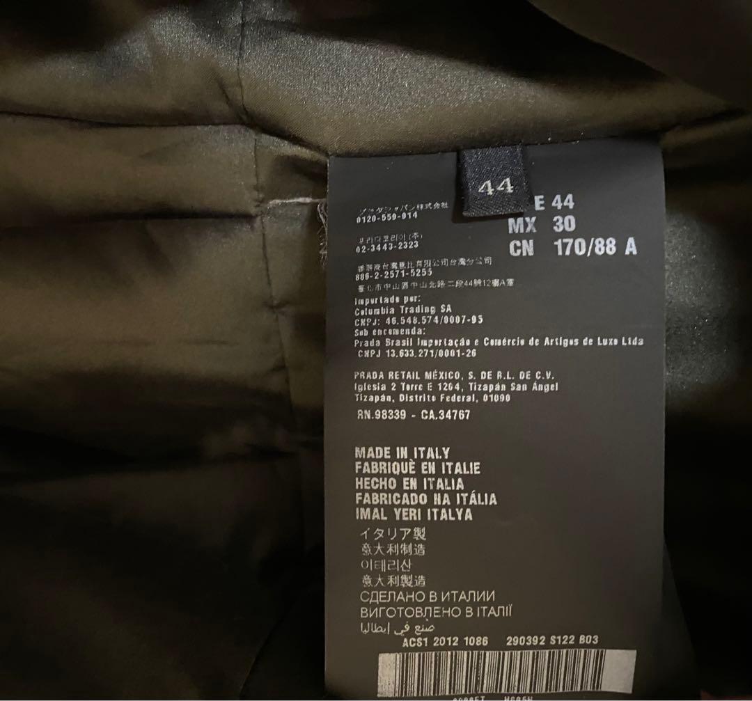 PRADA フード付きコート ファー　ポンチョ