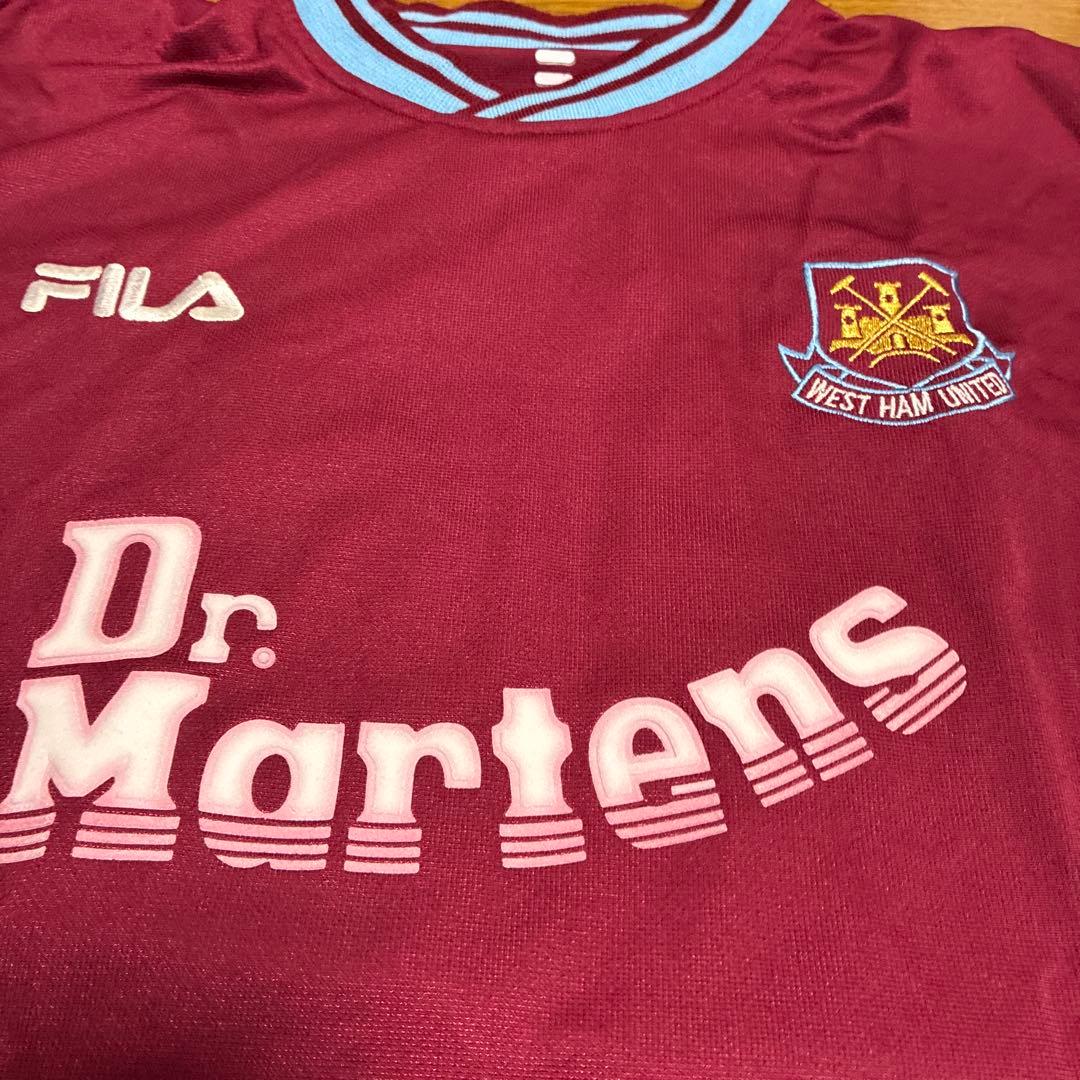 よ*ー様 FILA サッカー ユニフォーム シャツ XLウエストハム 26 古着