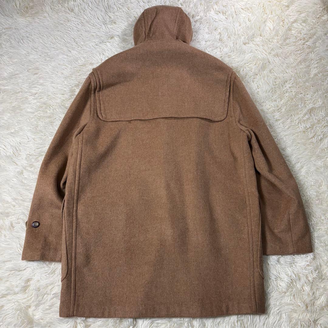 英国製 カシミヤ混 グローバーオール ダッフルコート L~XL相当 チェック柄