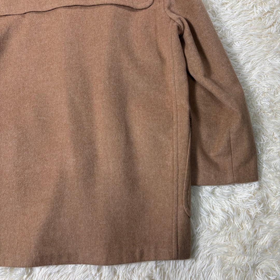 英国製 カシミヤ混 グローバーオール ダッフルコート L~XL相当 チェック柄